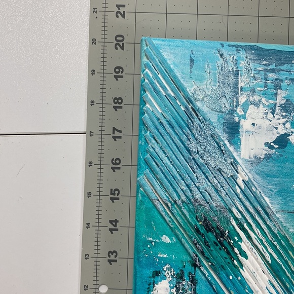 Handmade abstract acrylic painting - Picture 9 of 11